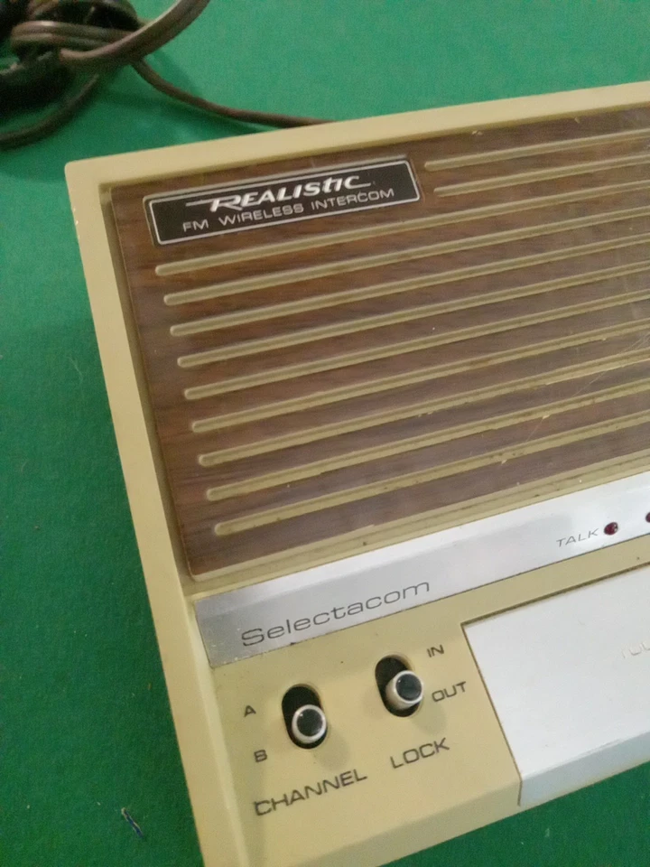 Realistic FM Wireless Intercom Vintage Untested - Image 2 of 4