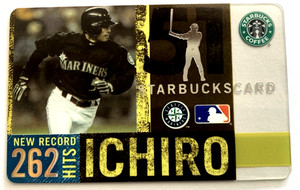 Ichiro Starbucks Card | eBay