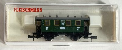 N Scale Fleischmann Piccolo 8052 K DRG 2nd/3rd Class Passenger Car In Package