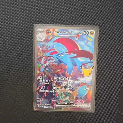 Pokemon 30th Celebration - Salamance 156/128 Special Illustration Rare - NM