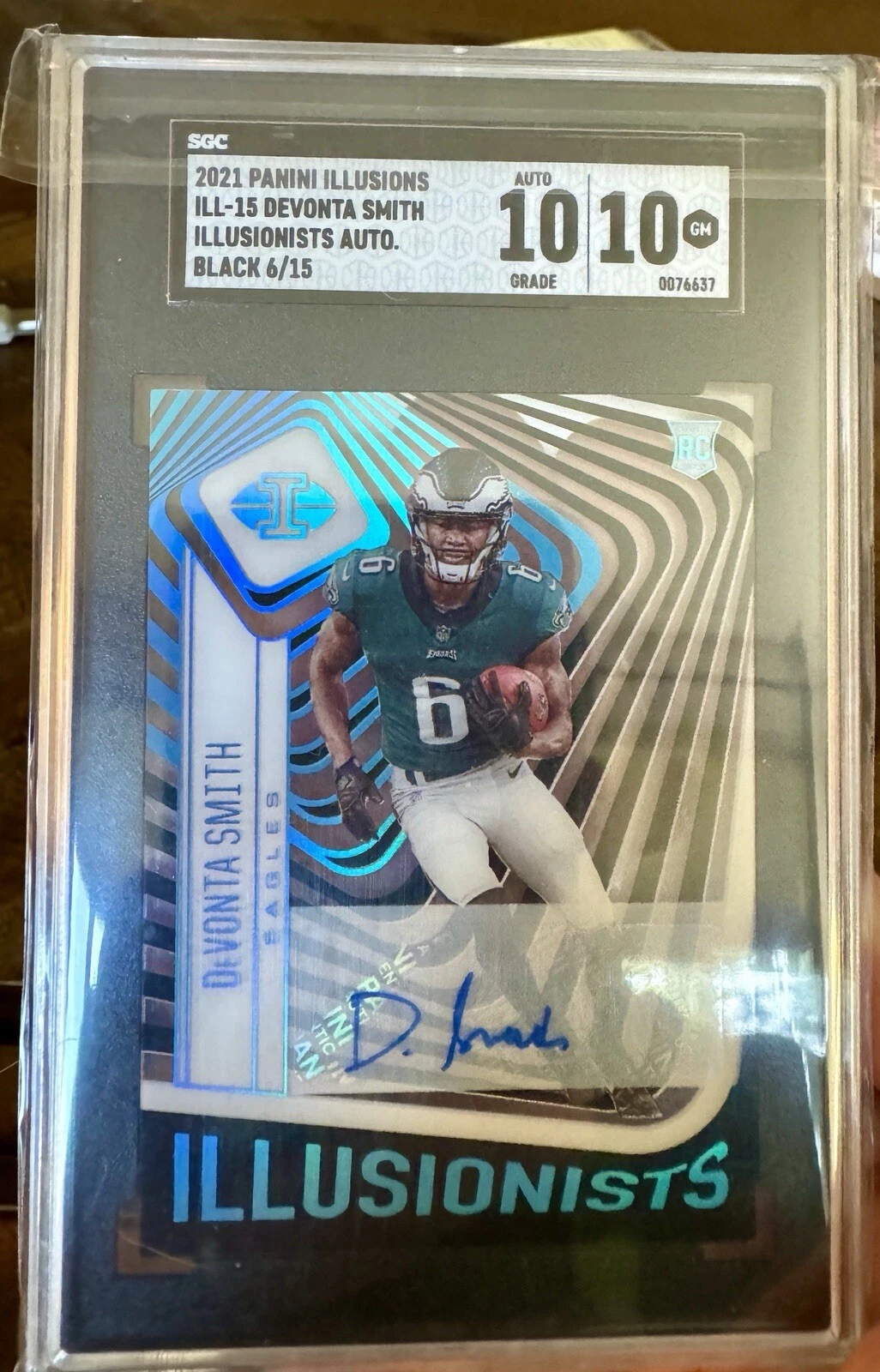 DeVonta Smith Panini Illusions Illusionists #ILL15 Black
