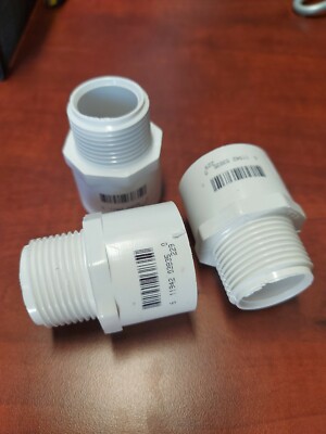 X3 CHARLOTTE PVC 1'' SCH-40 FEMALE SLIP-IN 1'' TO 1'' MALE THREADED REDUCER ADAPTER