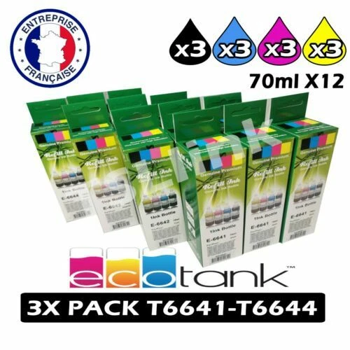 Cartouches d'encre sans marque pour imprimante