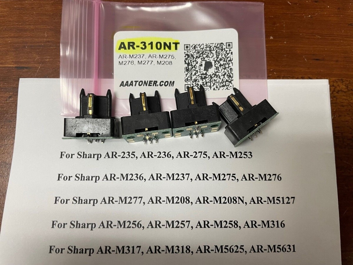 4) AR-310NT Toner Chip for Sharp AR-M256 257 258 316 317 318 M5625 