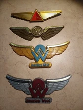  4  Airlines Kids Wings Delta, Northwest, American West