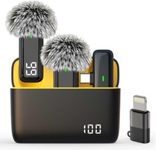 Lapel Microphone Wireless for Android Phone - USB C Lavalier Microphone