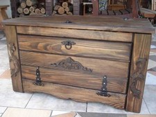 Image of Wooden Shoe Box Cupboard Cabinet Rack Hallway Pine Storage Seating Bench (MT2)
