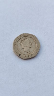 1995 EXTREMELY RARE COLLECTIBLE Elizabeth II D G REG F D 20 