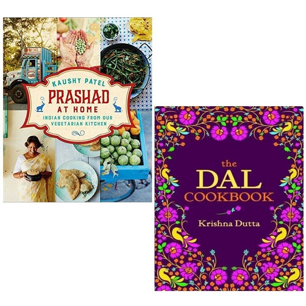 Prashad At Home, Dal Cookbook Krishna Dutta 2 Books Collection Set