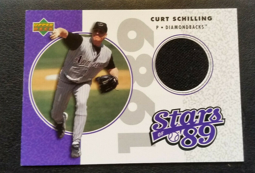 2002 Upper Deck Curt Schilling Stars Of 89 Jersey Relic #SLCS Az