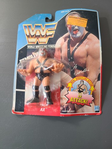 1990 Hasbro WWF Demolition Ax Factory Sealed NIP P...