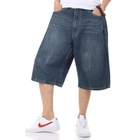 Mens Denim Shorts Relaxed Fit Short Jeans Wide Leg Cool Rugged Wear