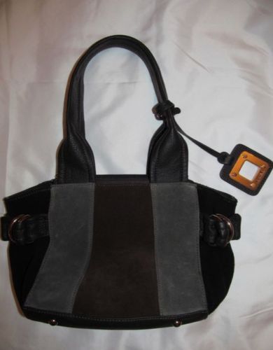 TIGNANELLO color block patchwork suede leather sh… - image 1