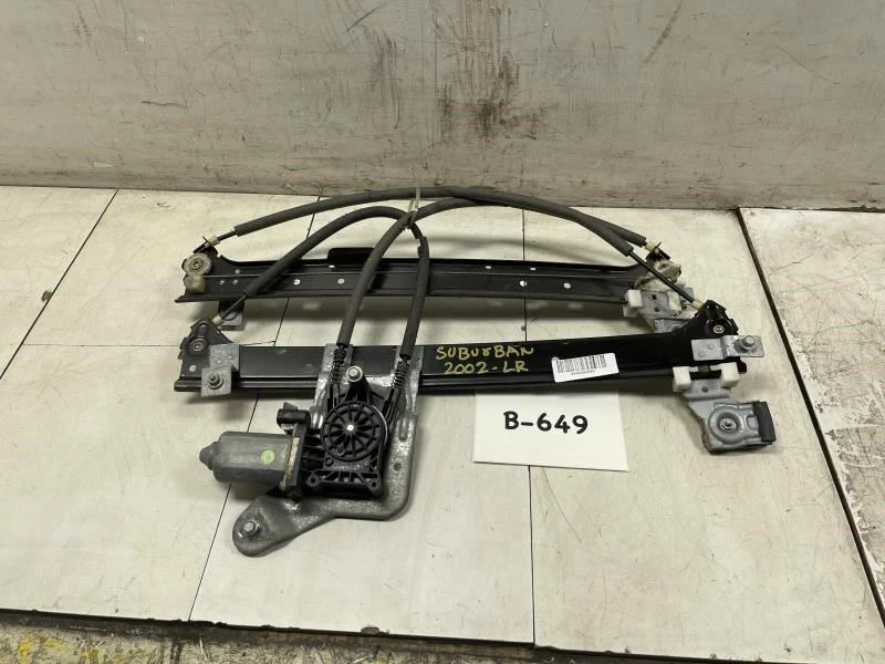 2002 CHEVROLET SUBURBAN 1500 REAR LEFT DRIVER DOOR WINDOW REGULATOR w/ MOTOR - Image 2 of 4