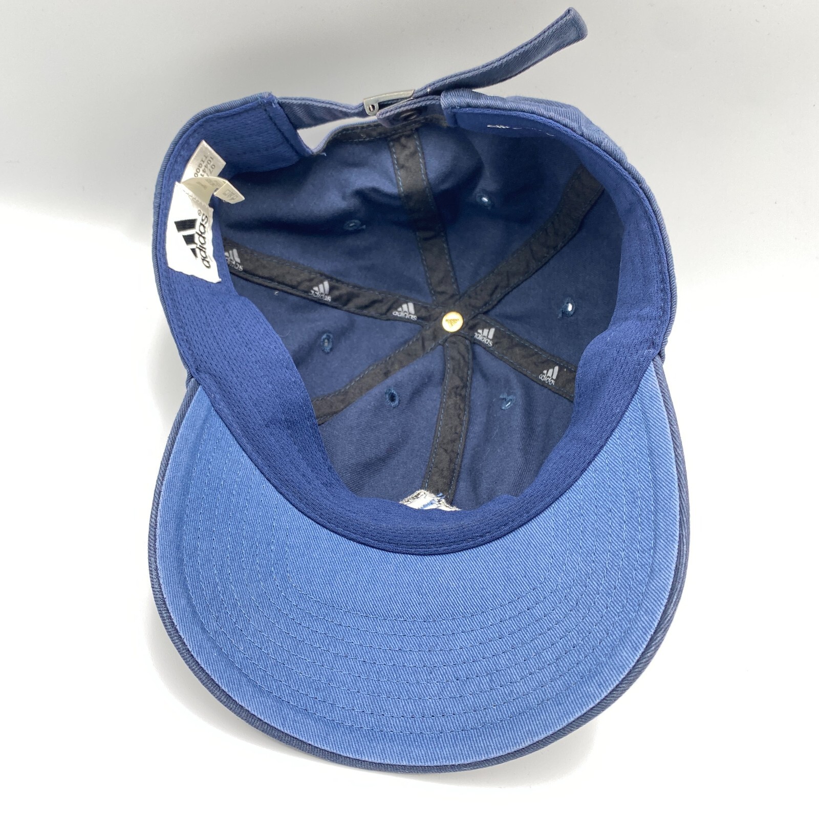 Adidas Climalite Adjustable Strapback Hat Cap Blue - image 5