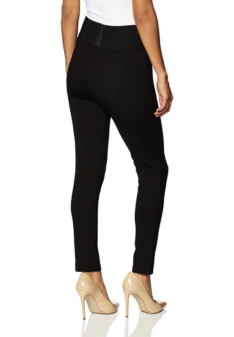 Calvin Klein Power Stretch Modern Pull On Pants Slim Leg Black Size M NWT |  eBay