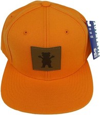 New Grizzly Griptape Men's Embossed OG Bear Snapback Hat HTDMD-112