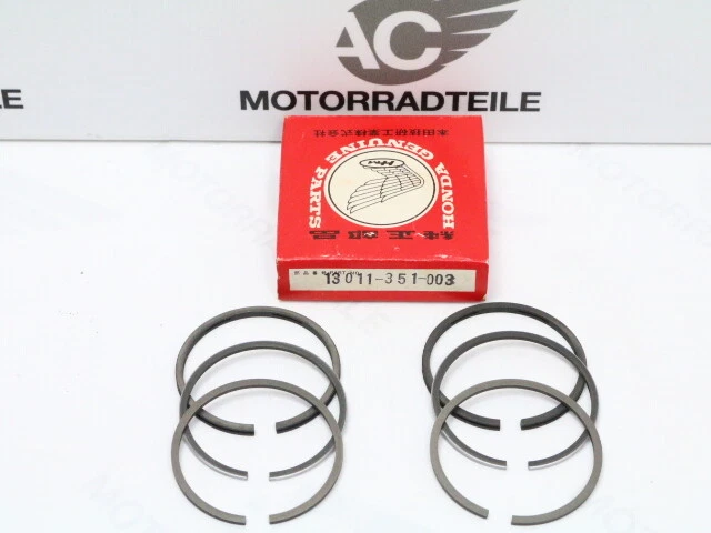 Honda CB 125 K5 K6 B6 Kit De Pistons Standard NOS Set De Segments - Photo 1/1