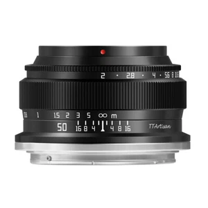 TTArtisan 50mm f/2 pour caméra de montage Nikon Z (Full Frame) =Noir=
