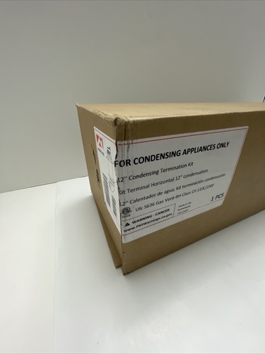 Ubbink/Rinnai 223176PP -12" Condensing Termination Kit For Tankless Water Heater - Picture 3 of 4