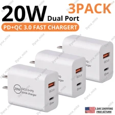 For iPhone 16 15 14 13 12 Fast Charger Block 20W USB Type C Wall Power Adapter