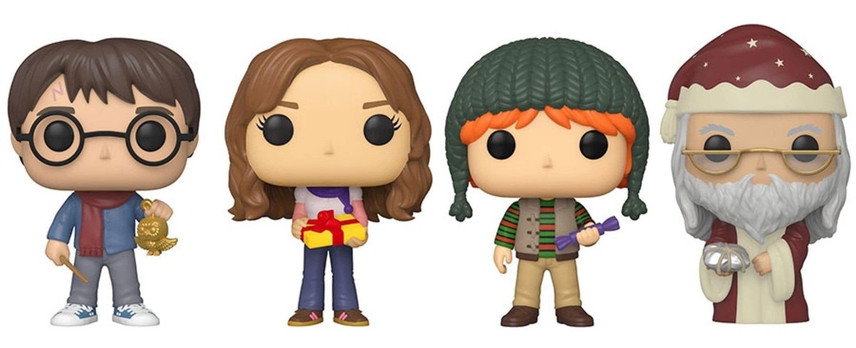 Funko Pop! Harry Potter, Hermione, Ron and Dumbledore 4 Pack Vinyl