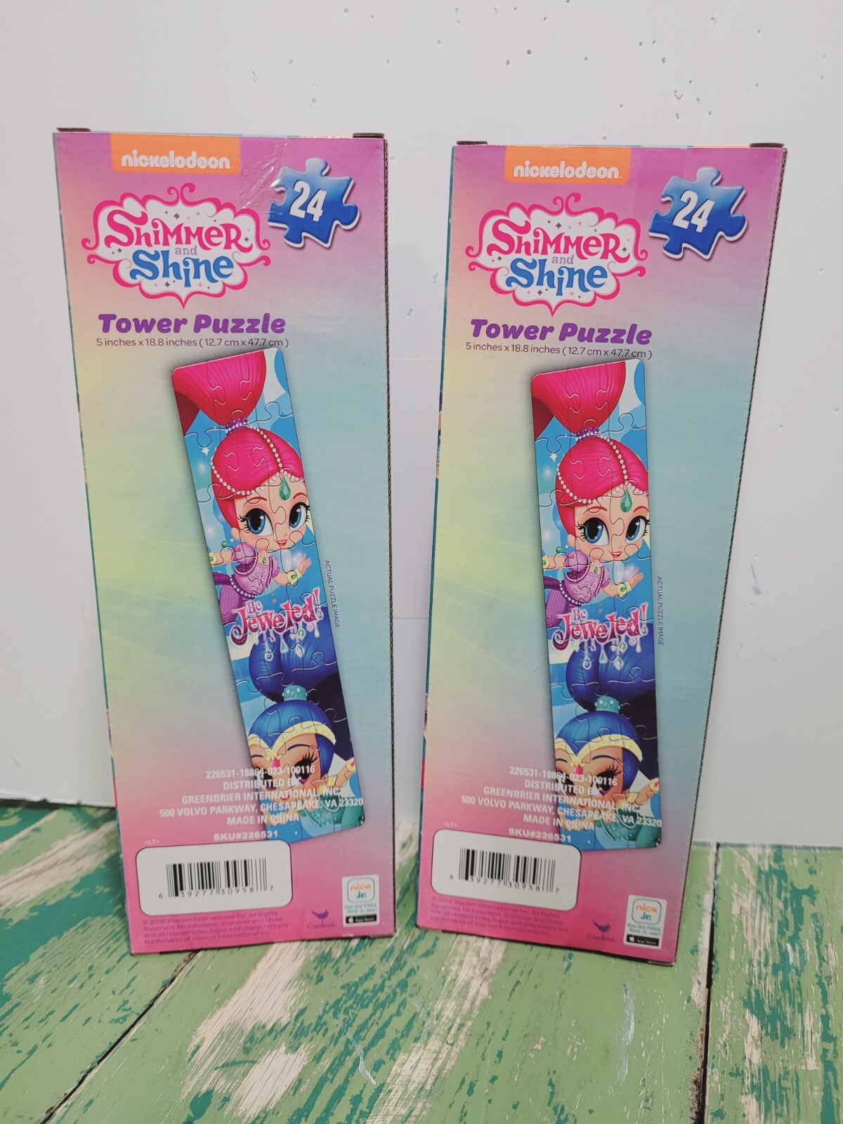 Cardinal Nickelodeon Shimmer & Shine Set of 2 Tower Puzzles 24 PCS | eBay
