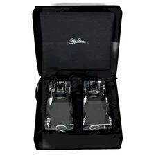 Oleg Cassini Crystal Candlestick Holders 2 4” Stands 117441 Premiere