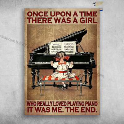Little Girl Piano - Once Upon A Time, There Was A Girl, Who Really Loved Play...
