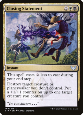 x4 Closing Statement STX MTG 169/275 UNCOMMON M/NM 4x