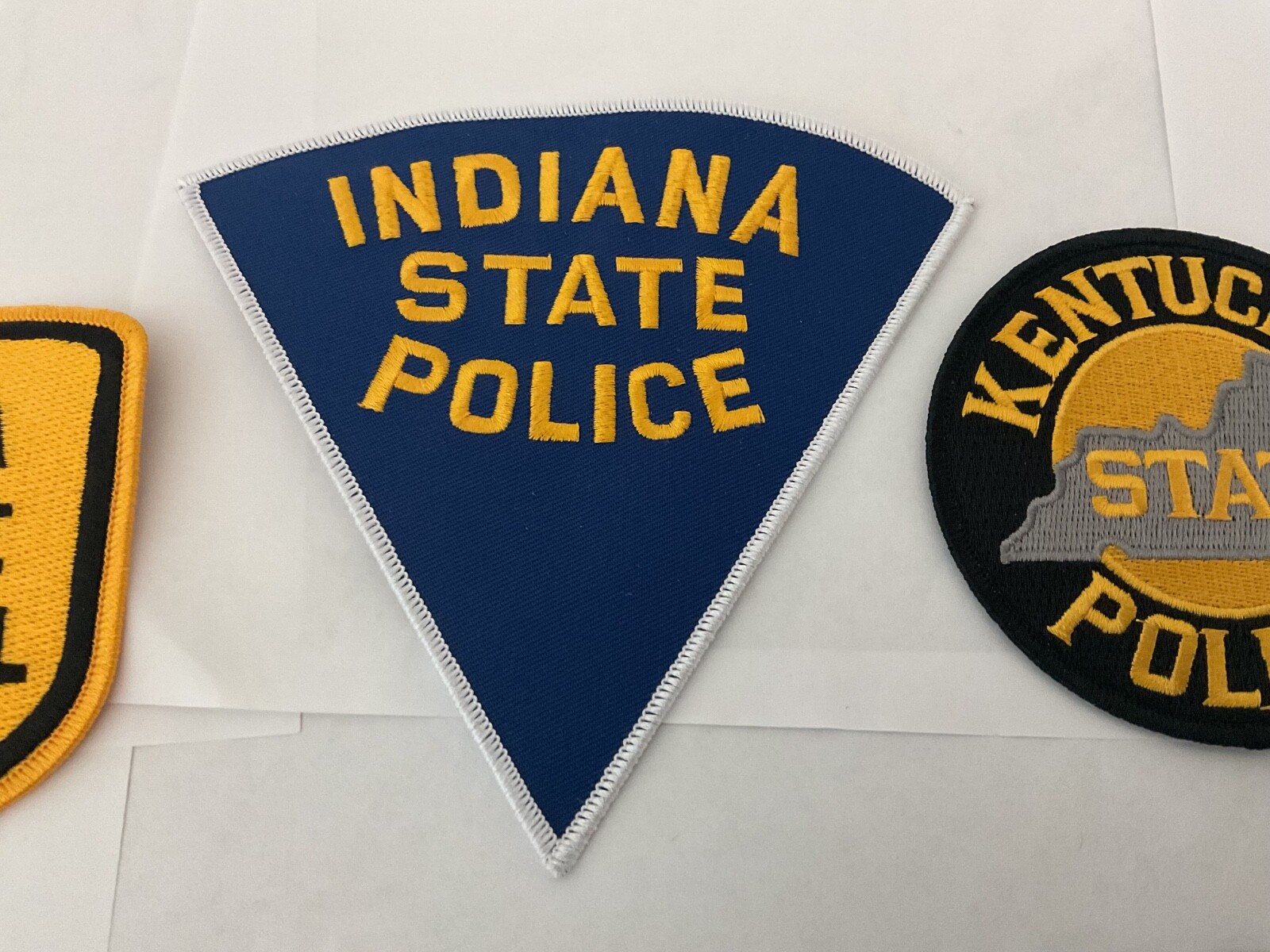 State Law Enforcement patches All different 10 piece set. All new.Full size
