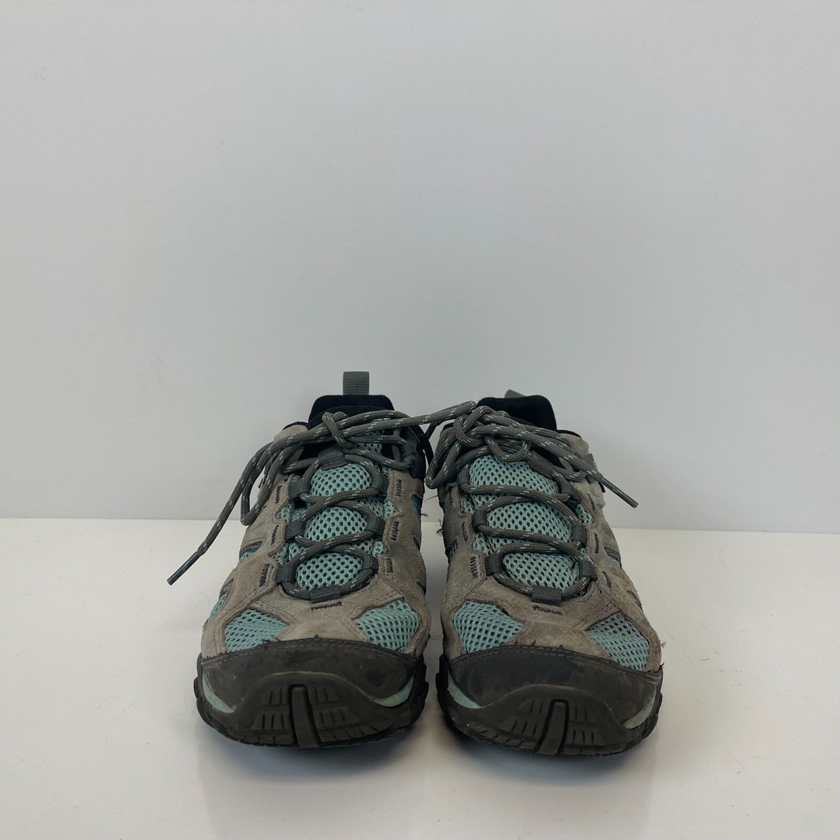 Merrell Yokota 2 Hiking Shoes Waterproof Blue Brown Womens Size