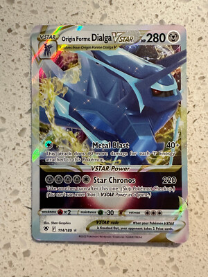 Dialga VStar Pokemon 280 Hp Stars Chromos | eBay