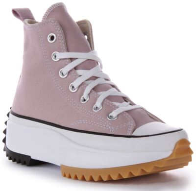 Converse A05481C Run Star Hike Platform Unisex Seasonal Trainer Violet US 5- 8
