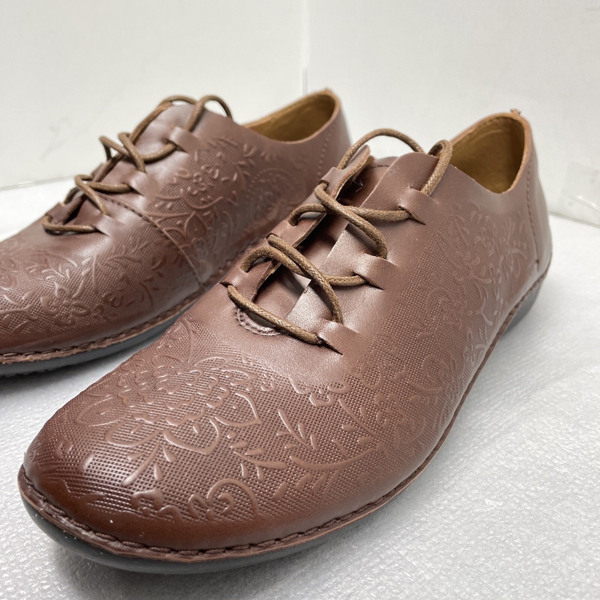 W- 7 Propet Chantel WCX012L Oxford Shoe Brown Tool Leather  display picture 3