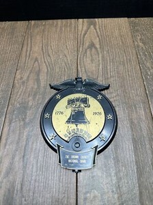 LIBERTY BELL AMERICAN EAGLE ADVERTISING THERMOMETER Brown County National Bank