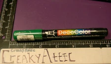 MARKERS GREEN DECO COLOR ACRYLIC PAINT 1 COLOR MARVY UCHIDA NIP CREAKYATTIC