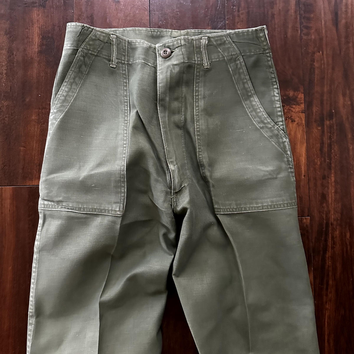 US Army OG-107 Fatigue Pants Trousers 1960s 32x33 Type I DSA-100 