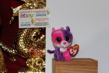 TY BEANIE BOOS PELLIE THE CAT.3 1/2" CLIP.CLAIRE EXCLUSIVE.2015.MWNMT.NICE GIFT