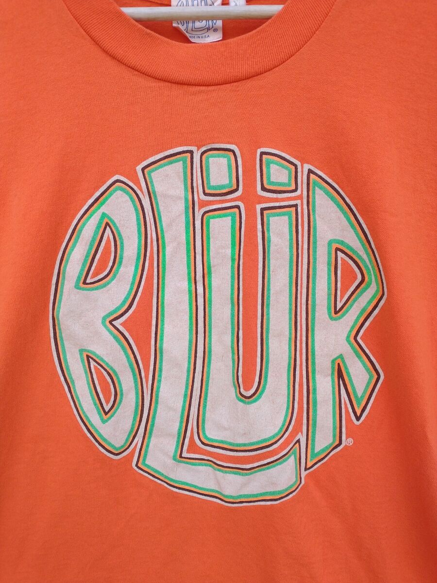 Vintage 90s Blur Band Logo T Shirt XL RARE Britpop Suede Vintage 90s Blur Band Logo T Shirt XL RARE Britpop Suede