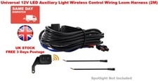 Universal LED Strahler Nebel Funk Steuerschalter Kabelbaum Kabelbaum Kabel