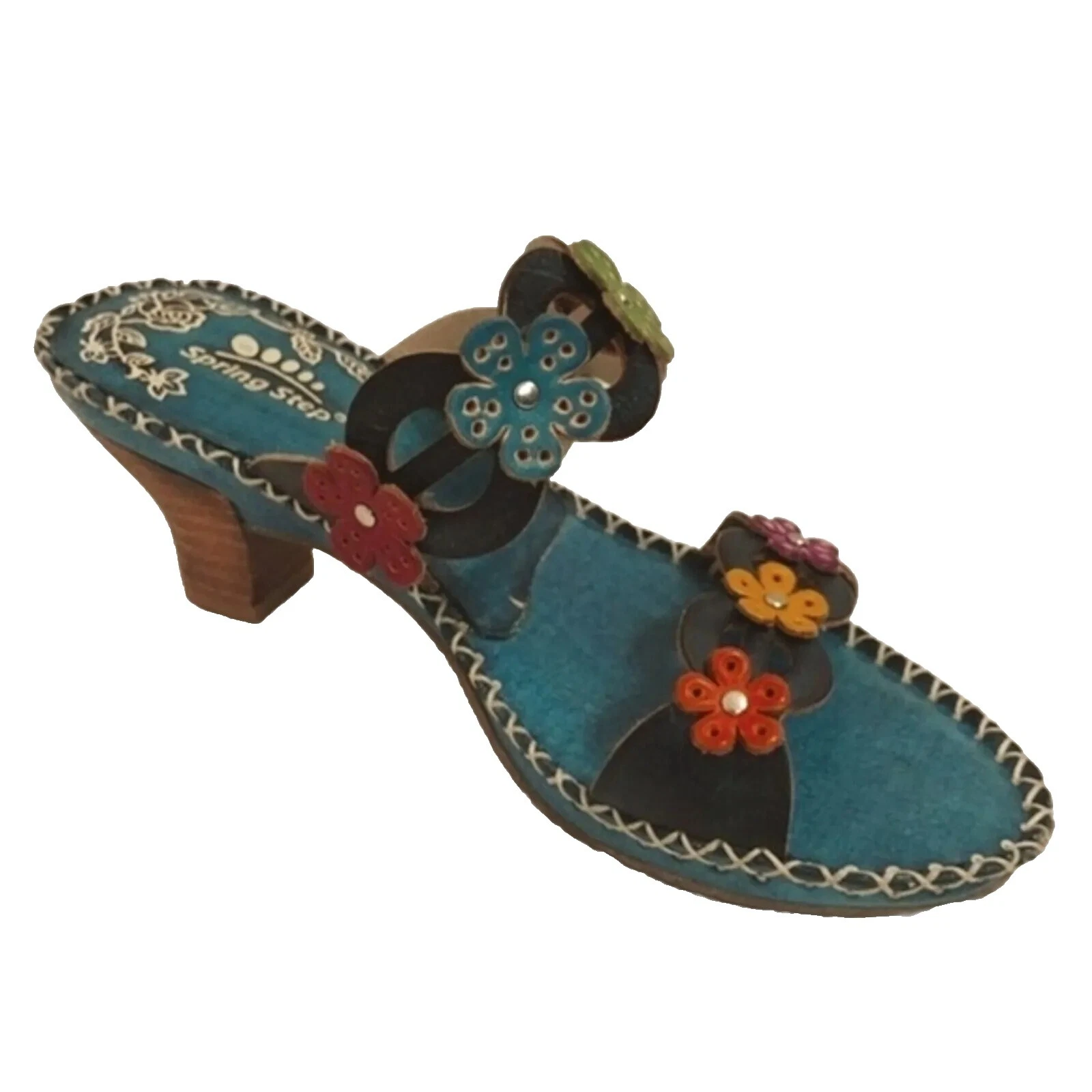 Sandalias florales informales para mujer Spring Step