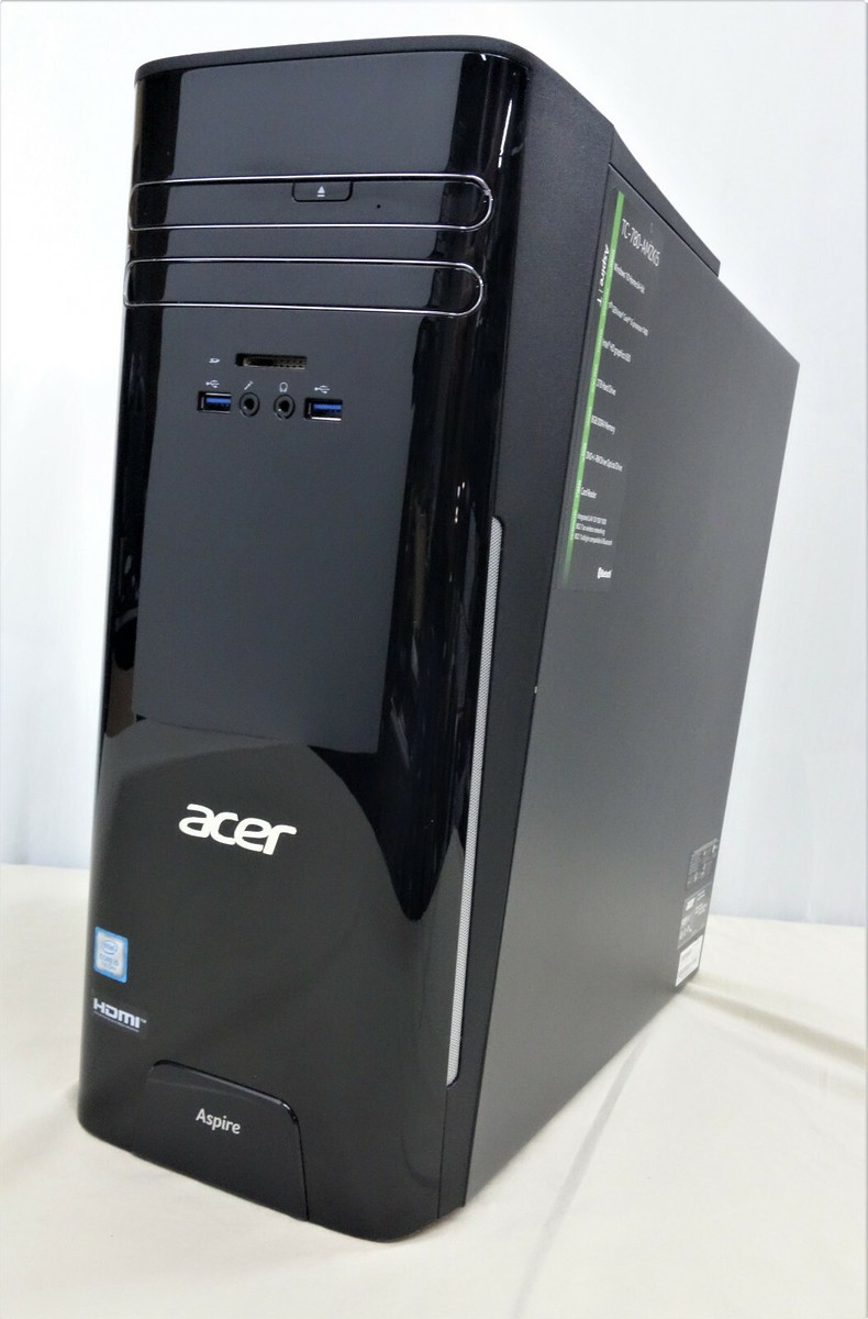 ACER ASPIRE TC-780 TOWER PC INTEL i5-7400 3.0GHz 8GB 2TB