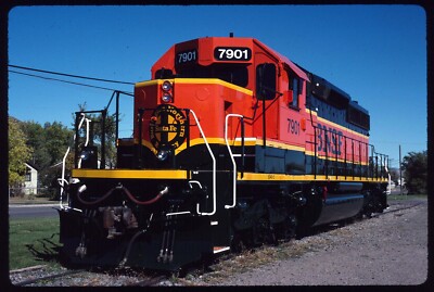 Original Rail Slide - BNSF B Northern Santa Fe 7901 Livingston MT 10-7-1998