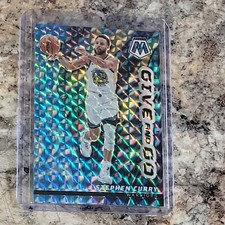 2022-23 Panini Mosaic Give and Go Mosaic Reactive Blue #11 Stephen Curry #39 /99