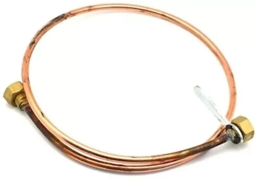 FLESSIBILE GAS IN RAME 1/2"FF ATTACCO SINISTRO PER CENTRALINA GAS BOMBOLA - Foto 2 di 2