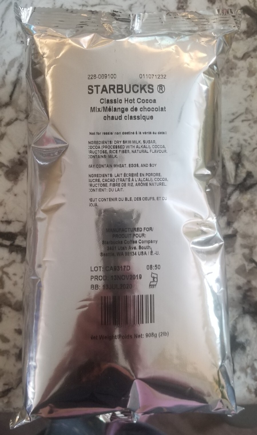 Starbucks+Serenade+Brewer+Gourmet+Hot+Cocoa++11071232 for sale online