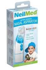 NeilMed Aspirator - Battery Operated Nasal Aspirator for Babies & Kids