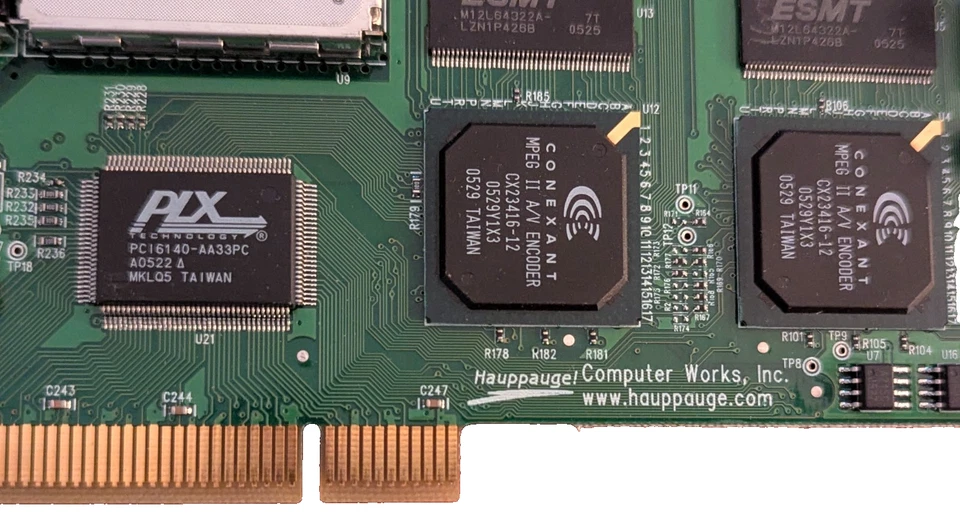 Hauppauge WinTV-PVR-500 Dual TV Tuner Card 23652 NTSC MPEG-2 PCI Capture Card - Image 2 of 4