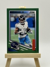 Tony Pollard Panini 2025 Score Base Set #212 Tennessee Titans NFL Football